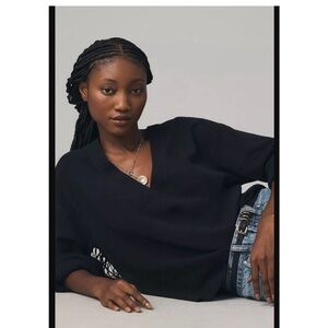 🖤GOOD AMERICAN VNECK SWEATER🖤